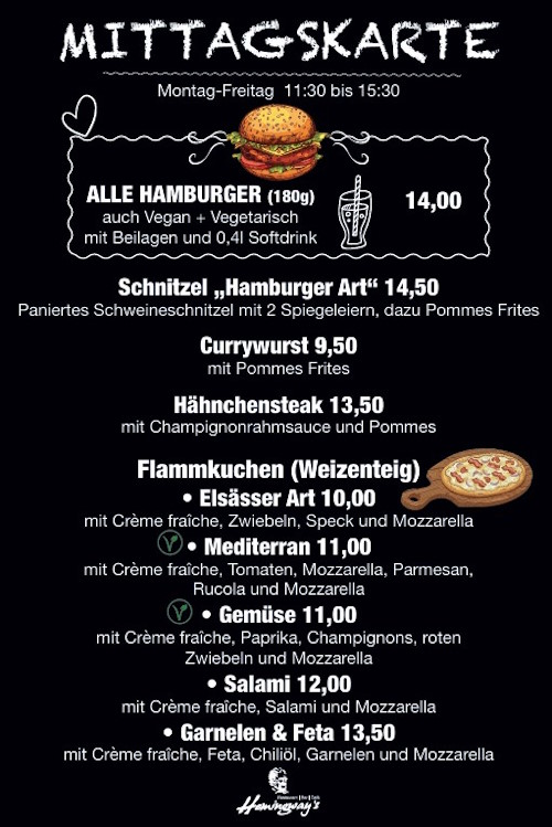 Mittagstisch im Hemingways Lüneburg